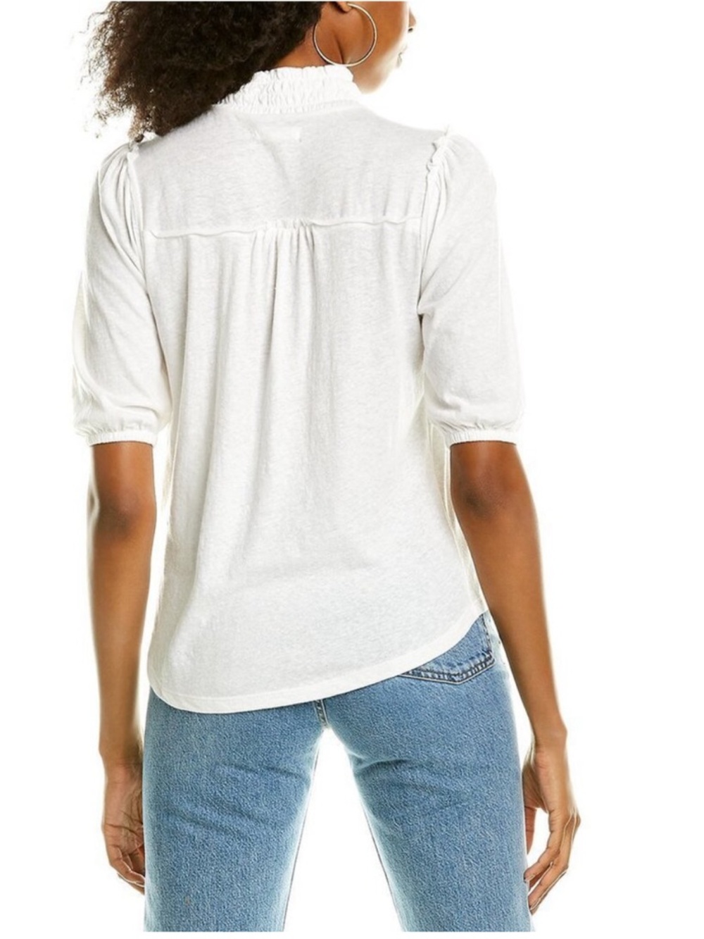 NWT Grey State Sadie Top Spa White $88. Excellent Size 3 / L - Picture 7 of 8